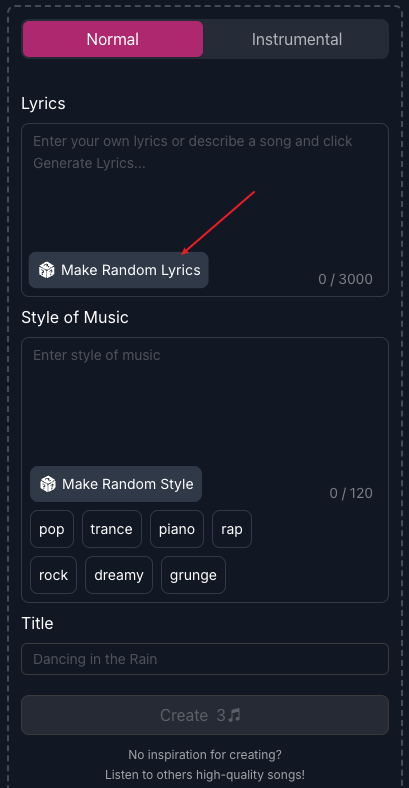 Lyrics Generator