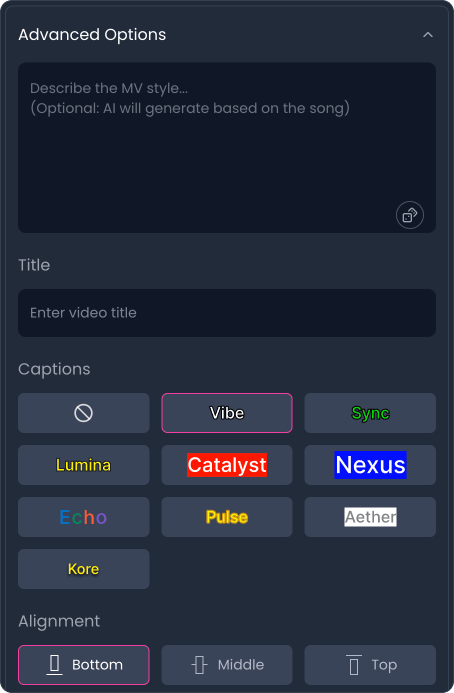 Advanced Settings (Optional)
